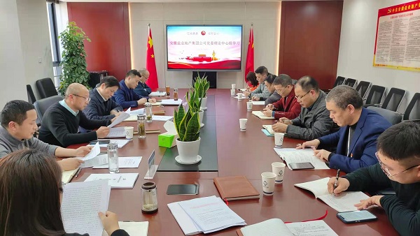 安徽鹽業(yè)地產(chǎn)集團公司召開2021年度黨委理論學(xué)習(xí)中心組第一次學(xué)習(xí)擴大會